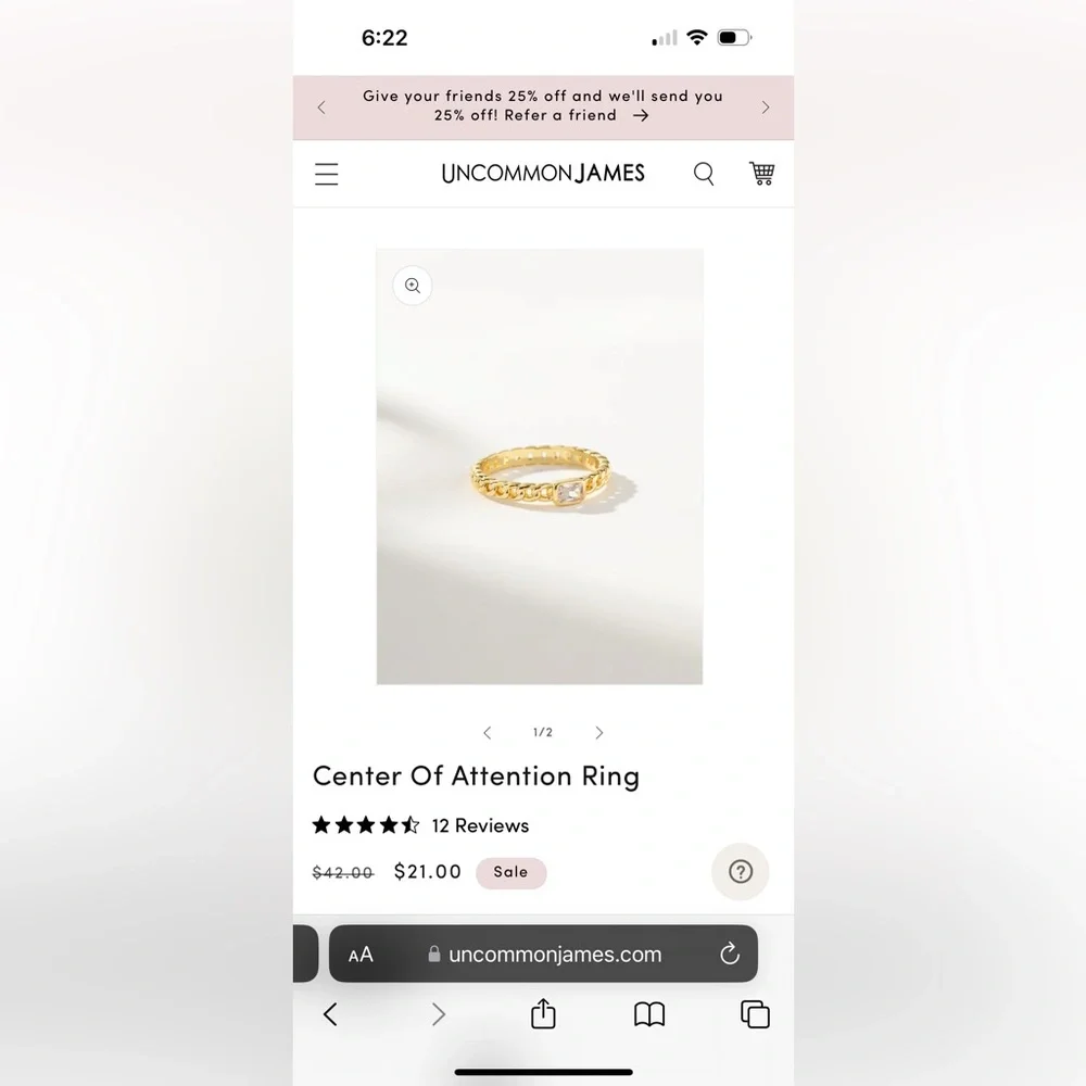 Uncommon James Gold 14K Gold Plated Brass Jewelry - Picture 10 of 15